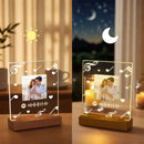 Custom Portrait Acrylic Lamp with Song & Photo for Axyaa Couples Gift