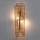 Nordic Glass Wall Lamp Study Porch Stainless Steel Bedroom Bedside Axyaa Design