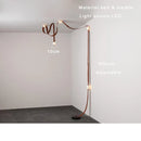 Axyaa Marble Designer Belt Pendant Lights: Dimmable Luxury Chandelier for Indoor Decor