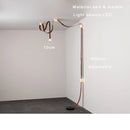 Axyaa Marble Designer Belt Pendant Light: Dimmable Luxury Chandelier