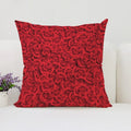 Axyaa Rose Flowers Decorative Pillow Cover 45x45 Cushion Cover Cases Home Decoration