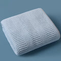 Axyaa Striped Coral Velvet Hand Towels: Soft, Quick Drying, Absorbent Towel