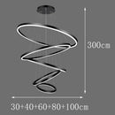 Axyaa Modern LED Pendant Chandeliers for Living and Dining Room Lighting