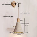 Axyaa Adjustable LED Wall Light | Modern Nordic Style | Pull Chain Switch