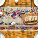 Axyaa Wildflowers Table Runner for Kitchen and Dining Décor
