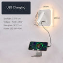 Axyaa LED Wall Lamp USB Charging Minimalist Bedroom Reading Light