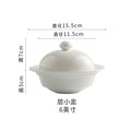 Axyaa Stewed Bird's Nest Pot, Waterproof, Steamed Egg Bowl, Soup Cup for Home & Restaurant