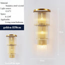 Axyaa Crystal Luxe LED Wall Lamp for Living Room Bedroom Study Dining Corridor