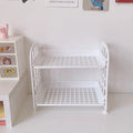 Axyaa 2 Layer Desktop Storage Rack - Cute & Kawaii Cosmetic Jewelry Organizer
