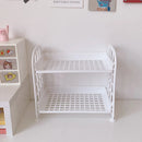 Axyaa 2 Layer Desktop Storage Rack - Cute & Kawaii Cosmetic Jewelry Organizer