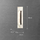 Axyaa Marble Wall Lamp: Postmodern LED Light for Bedroom, Living Room, Hallway