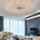 Axyaa Nordic Sky Star Ceiling Lamps: Modern Chandeliers for Living Room and Bedroom