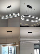 Axyaa Modern LED Chandelier for Home Indoor Lighting