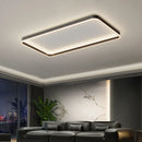 Axyaa Square LED Ceiling Light in Black for Bedroom, Living Room, Dining Room