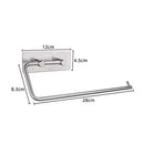 Axyaa Stainless Steel Roll Paper Holder - High Quality Tissue Holder for Kitchen & Bathroom