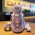Axyaa Stainless Steel Kids Insulated Straw Cup - Big Belly Outdoor Water Bottle