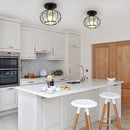 Axyaa Crystal Luxury Ceiling Light for Kitchen & Dining Room, Modern Minimalist Design