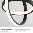 Axyaa LED Ceiling Light - Modern 2-Ring Design for Indoor Lighting Fixtures