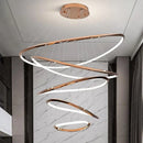 Axyaa Crystal Pendant Chandelier for Nordic Home Decor & Living Room Lighting