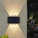 Axyaa Solar LED Courtyard Lights - Outdoor Waterproof Garden Wall Lamp