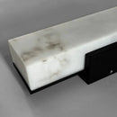 Axyaa Outdoor Marble Wall Lamp for Courtyard Gate, Waterproof Villa Exterior Wall Light