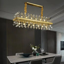 Axyaa Colorful Glass Chandelier LED Pendant Light for Luxury Living Spaces