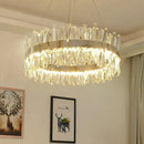 Axyaa Modern Crystal Chandelier Pendant Lights for Stylish Home Decor