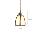 Axyaa Nordic Glass LED Pendant Lights Copper Modern Hanging Lamp Lighting