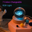 Axyaa Galaxy Planetary Projection Crystal Ball Night Light