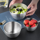 Axyaa Stainless Steel Mixing Bowl Set with Scale - Kitchen Utensils & Seasoning Bowls