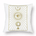 Axyaa Tarot Black Pillowcase 45x45cm for Home Decor and Living Room