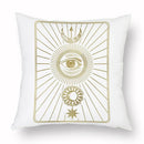 Axyaa Tarot Black Pillowcase 45x45cm for Home Decor and Living Room