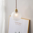 Axyaa Glass Ball LED Pendant Lamp Copper Socket Modern Nordic Home Indoor Lighting