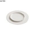 Axya Ceramic Dinner Plate Set for Restaurant Steak Pasta Desserts Snacks