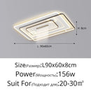 Axyaa Minimalist Black White LED Ceiling Lamp for Living Room Bedroom Indoor Lighting