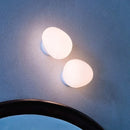 Axyaa Glass Egg Wall Lamp: Italian Luxury Ceiling Light for Living Room, Dining Room, Bedroom