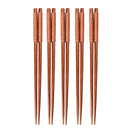 Axyaa Wooden Chopsticks, Natural Wood, Reusable, Eco-Friendly, 22cm, Set of 2/5 Pairs