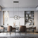 Axyaa Nordic LED Pendant Lights for Living Kitchen Dining Room, Smart Home Alexa-Compatible Lighting Fixture