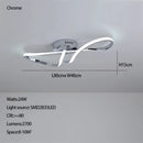 Axyaa Nordic Modern Design LED Ceiling Lamp for Home Decor and Indoor Lighting