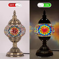 Axyaa Handmade Glass Mosaic Table Light for Home and Hospitality Settings