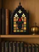 Axyaa Gothic Church Window Style Desktop Decor Floral/Geometric Ornaments