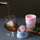 Axyaa Large Silicone Sphere Ice Mold for Whiskey, Cocktails, and Parties