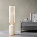 Axyaa Fabric LED Pendant Light: Minimalist Retro Floor Lamp for Home, Restaurant, Living Room