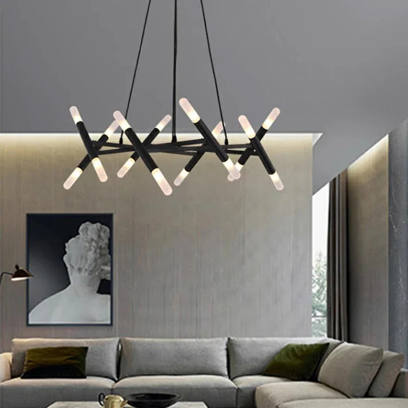 Axyaa Modern LED Pendant Chandeliers for Living and Dining Room Lighting