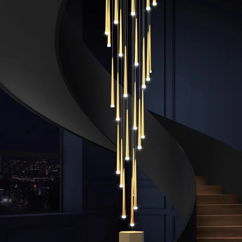 Axyaa Modern LED Pendant Light Chandeliers for Living & Dining Room Lighting
