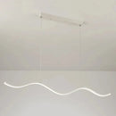Axyaa LED Wavy Lines Chandelier Ceiling Light Fixture for Dining Room, Nordic Home Decor