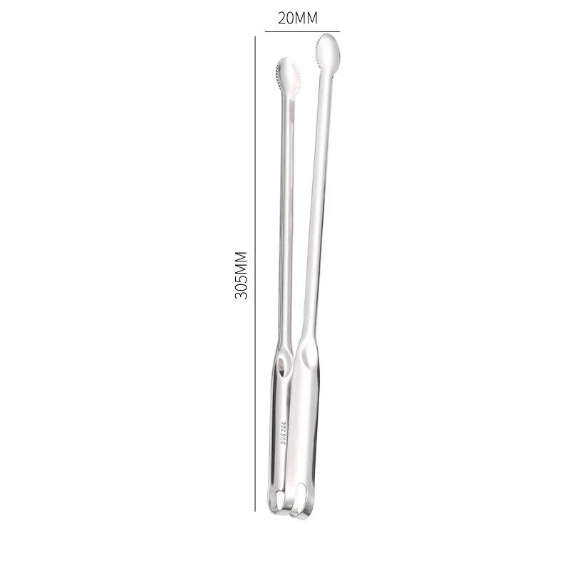 Axyaa Stainless Steel Food Tongs Clamp for Kitchen Cooking Buffet Dessert Meat