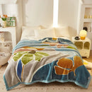 Axyaa Thicken Plush Weighted Blanket - Winter Heavy Throw for Warm Beddings
