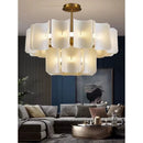 Axyaa Acrylic LED Pendant Chandelier for Home Decor Lighting