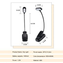 Axyaa Clip-On Book Light | Portable LED Reading Lamp for Study & Office